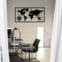 Wallity World Map Metal Decor 7